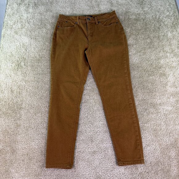 Talbots Denim - Talbots Simply Flattering Collection Sz 10 Jegging Jean Stretch Brown 32x27 F062